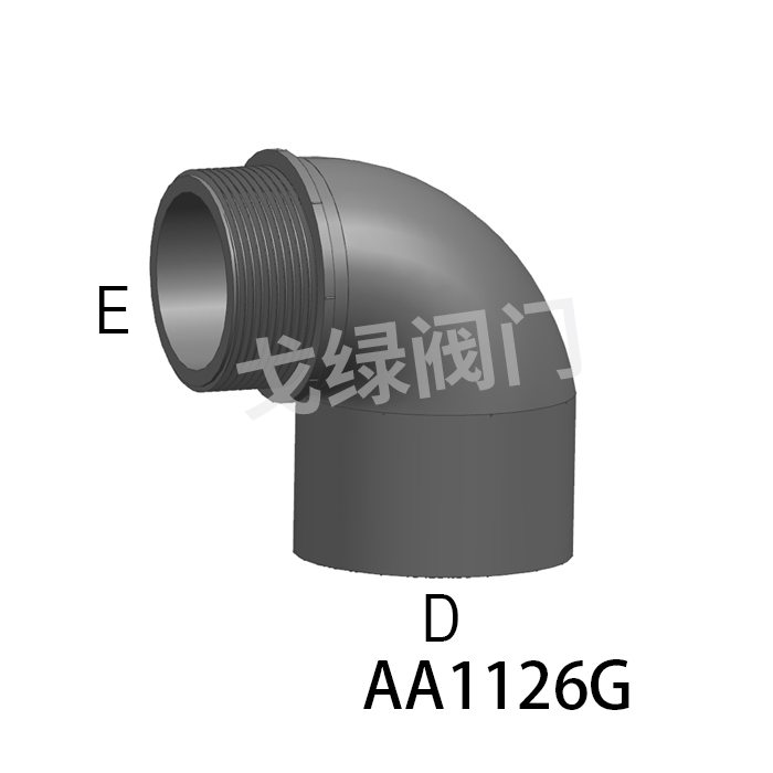 90度弯头（内外承插+外柱螺）G